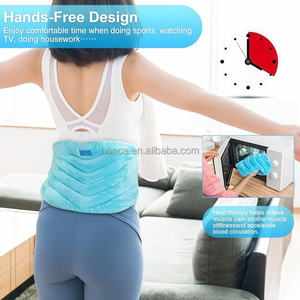 Almohadilla térmica para microondas para aliviar el dolor de espalda, compresa térmica pesada para calambres, ciática, cintura, estómago, cadera y dolores musculares - Product Image 4