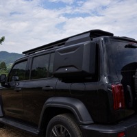 Offroad 4x4 Seitlich Montierter ABS-Aufbewahrungskoffer mit Sicherheitsschloss Werkzeugbox Passend für GWM Tank 300 Overland Camping Zubehör