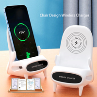 Support de chargeur sans fil amplificateur de signal 2-en-1 avec support de téléphone et charge rapide 15W
