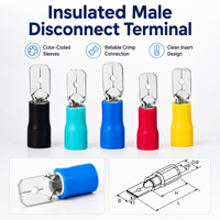 Terminal de Pala Aislado MDD, Conector de Desconexión Rápida para Cableado Eléctrico
