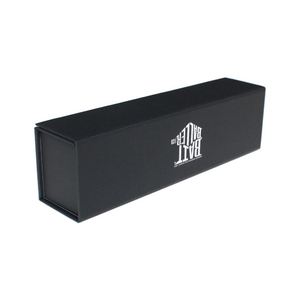 Boîte rigide noire de qualité supérieure avec logo estampé à chaud pour le rangement de bijoux, montres et lunettes - Product Image 5