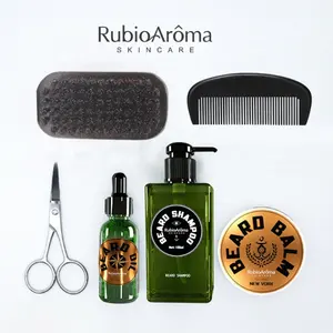 Kit de moda para homens Huati Sifuli, kit de cuidados com a barba, óleo para homens, cuidados com a barba