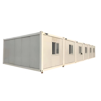 Maison conteneur pliable à toit plat, prête à l'emploi, portative, maisons préfabriquées pliables, mini bureau modulaire mobile dépliable
