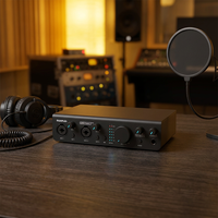 Midiplus Studio 2 Pro OTG USB Audio Interface 24bit 192kHz Kartu Suara Studio Profesional 48V Phantom Power untuk Streaming dan Rekaman
