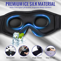 Masque d'écouteurs de sommeil 3D pour hommes et femmes dormeurs latéraux voyage insomnie relaxation méditation électronique grand public