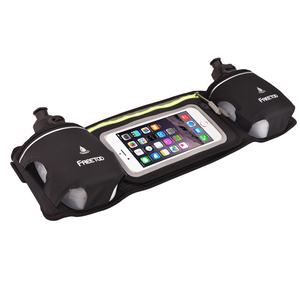 नए फैशन नियोप्रोन इलास्टिक वाटर रेपेलेंट टचस्क्रीन विंडो आउटडोर खेल दो बोतलों कमर पैक चलाने वाले बेल्ट बैग - Product Image 2