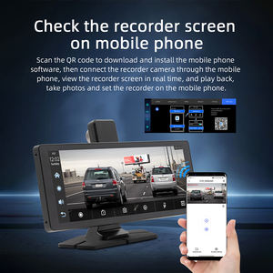 Estéreo Portátil para Auto con Carplay y <span class=keywords><strong>Android</strong></span> Auto Inalámbrico de 10.26 Pulgadas, GPS Inteligente, Bluetooth, Monitor FM con Pantalla Táctil y Función Mirror Link, Sistema Multimedia para Auto - Product Image 4