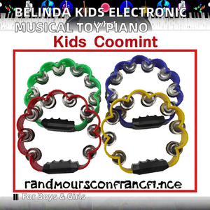 Instrumento de Percusión, Campana de Mano con Forma de Flor de Ciruelo, Campana de Mano para KTV, Funciona con Pilas, Material ABS/PP, Juguete Educativo - Product Image 4