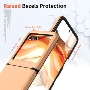 Para <span class=keywords><strong>MOTOROLA</strong></span> <span class=keywords><strong>Razr</strong></span> Ultra 2025 <span class=keywords><strong>Razr</strong></span> + Case Premium Luxury Full Back Cover Funda de teléfono plegable Oil Spray Skin con película protectora - Product Image 5