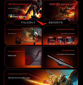 Pantalla para Esports G24H3 Max 260Hz |   23.8" FHD, Fast IPS, 93% DCI-P3, 1ms de Respuesta, HDMI/DP, Negro - Product Image 6