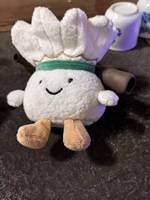 Porte-clés en peluche de coton pour basketball et badminton, pendentif créatif, jouet mignon anti-stress, doux et moelleux