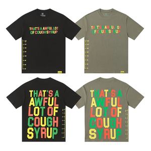 T-shirts en coton <span class=keywords><strong>de</strong></span> haute qualité pour hommes, personnalisés avec motif 'Awful <span class=keywords><strong>Lot</strong></span> of Cough Syrup', vente en gros - Product Image 5