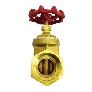 Brass Gate Valve Thickening Thread Type Thickening For Water Pipe Manual Valve Switch Engineering Copper Gate Valve