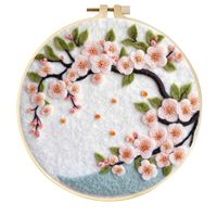 Kit de Bricolage en Feutre de Laine ChangxuTextile, Peinture Décorative Temu, Ornement Artistique Anti-Stress à Piquer, Style Loisirs à Domicile