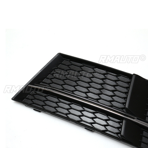 Paire de grilles de phares antibrouillard avant style nid d'abeille pour Audi A3 S-Line 2016-2020 - Product Image 6