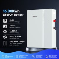 Batterie au lithium LifePO4 DAH Solar Energy Storage 8000 cycles 51,2V 314Ah basse tension 16kWh