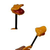 Juguete de Plástico con Forma de Pato, Pinza para Agarrar Objetos, Juguete Promocional para Niños, Regalo Novedoso, Obsequio para Fiestas, con Logotipo Personalizado
