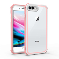 Étuis antichoc de luxe pour iphone 7/8 Plus Couverture de téléphone portable élégante couleur bonbon