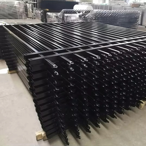 Easily Assembled <strong>Steel</strong> <strong>Fence</strong> <strong>Post</strong> And Square Tube Designs Outdoor Home Use Residential <strong>Steel</strong> <strong>Fence</strong> Panels - Product Image 2