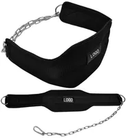 Weight Lifting Dipping Training Belt with Chain