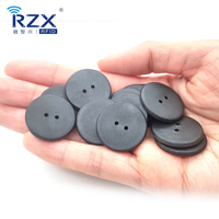 Bouton circulaire NFC 13,56 MHz en PPS, lavable, réutilisable et étanche, pour système de lavage de vêtements