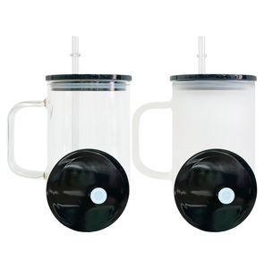 <span class=keywords><strong>Taza</strong></span> de Café de Vidrio Transparente <span class=keywords><strong>Sublimable</strong></span> de 17 oz con Tapa de PP, <span class=keywords><strong>Taza</strong></span> de Vidrio Esmerilado <span class=keywords><strong>Sublimable</strong></span> de 17 oz con Tapa de Plástico, Almacén de EE. UU. - Product Image 1