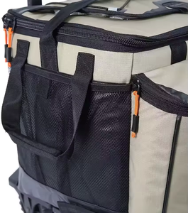 Сумка-холодильник на колесах для пикника с логотипом на заказ, большой емкости, для улицы, глубокая заморозка, на 60 банок, складная - Product Image 2