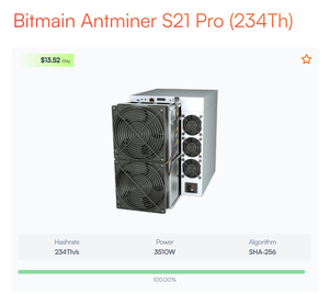 Bitmain antminer S21 + 235 hyd 395t asic BTC thợ mỏ S21 Pro 234t S21 XP 270t Hydro 473t 200t 235t 335t imm 300t antminer S21 - Product Image 5