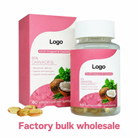 Huile d'origan sauvage en gros + Huile de noix de coco 85% Carvacrol Capsules molles Antifongique Système immunitaire Santé Bien-être Approvisionnement en vrac