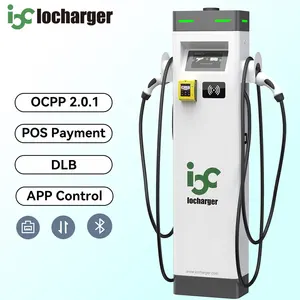 OCPP 2.0 ISO15118 Type 2 Dual Ports 22kW 7kW Wholesale AC Ev Charging Station Commercial Electric Vehicle Ev Charger