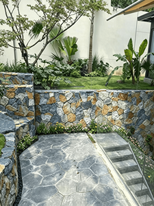 Piedra Natural Suelta Apilada Azul-Gris, Ecológica, Duradera, Diseño Moderno, Revestimiento Exterior, Decoración de Paredes Interiores - Product Image 4