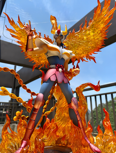 Estatua Personalizada de Phoenix <span class=keywords><strong>Ikki</strong></span> GK, Figura de Anime de Saint Seiya para Coleccionistas, Material de Resina con Efecto de Alas de Fuego - Product Image 2