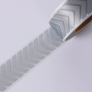Cinta reflectante segmentada plateada de 5cm, vinilo reflectante imprimible de PET PRismático para ropa de seguridad, transferencia reflectante de prensa en caliente - Product Image 1