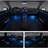 18-in-1 Acryl-Symphonie-Ambientebeleuchtung für Audi A3 2014-2020, Auto-Ambiente-Lichtleiste, Fußraum-Ambientebeleuchtung