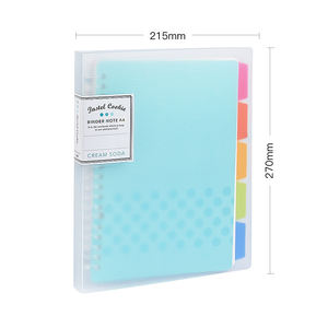 Carnet de notes spirale personnalisé à couverture rigide en PP dépoli transparent A4 A5 A6 pour étudiants, organisateur et planificateur – Vente en gros à prix réduit - Product Image 6
