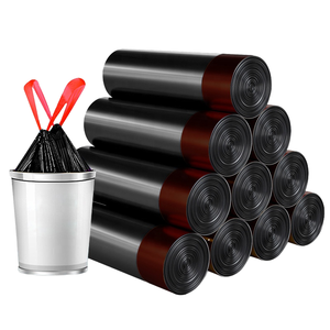 Large Size Drawstring Garbage Bags <b>Plastic</b> Trash Bags for <b>Kitchen</b> Household and Commercial Waste Use - Product Image 1