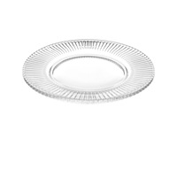 Assiette en verre massif moderne et minimaliste, compatible micro-ondes, pour fruits, usage domestique, restaurant, banquet, salon, pour un usage quotidien