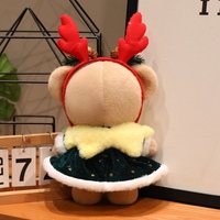 Ours en peluche de Noël, jouet en peluche mignon et festif pour cadeaux de fêtes et décoration intérieure, jouet en gros