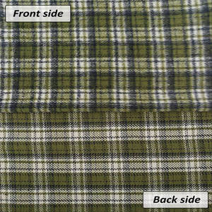 Tessuto Tweed a Quadri Spazzolato 100% Poliestere Stile Britannico per Cappotti e Borse da Ragazza, Alta Qualità per Abbigliamento - Product Image 2