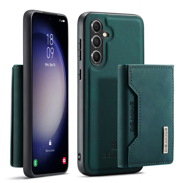 For Samsung S23 FE S23 Ultra Plus Cover Original DG. MING M2 Magnetic Detachable Wallet Card Slot Shockproof Leather Phone Case