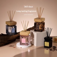 Diffuseur de parfum sans flamme à bâtonnets de rotin grande capacité 500 ml pour la maison, chambre à coucher, parfum longue durée, décoration, usage hôtelier, 60 jours