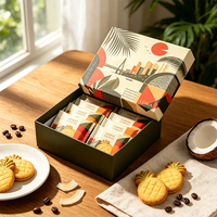 Boîte cadeau rigide de luxe avec couvercle et base, impression couleur personnalisée, boîte en papier rigide, taille personnalisée pour cadeau, accessoire cosmétique