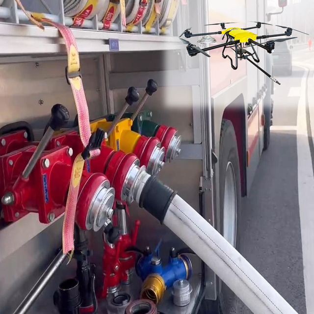 Joyance Fire-Fighting Drone Fire Extinguishing Equipment Agricultural Sprayers on Sale for Pesticide Spraying Cleaning