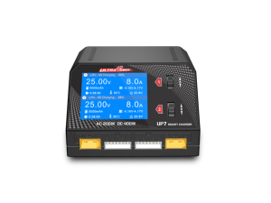 Cargador de control remoto 1S 2S 3S, cargador AC/DC de fábrica original Ultra Power UP7 20A, cargador de equilibrio de canales duales para coche de avión de juguete - Product Image 3