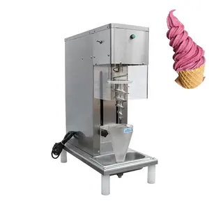 Máquina mezcladora de helado de yogur congelado, máquina licuadora para helado, taladro de remolino suave, fruta Real fresca