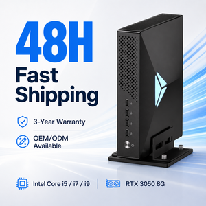 Mini PC Intel I5 I7 I9 I5-9400F I7-9700F I9-9900T, Computadora de Escritorio Pequeña, <span class=keywords><strong>Win</strong></span> 10 Pro Linux 4K, Doble LAN, Una Salida HDMI - Product Image 3