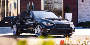 Rines Negros MN Forjados Escalonados 5x112 5x120 para BMW Serie 3 G20 F M3 M4 <span class=keywords><strong>Mercedes</strong></span> C63S <span class=keywords><strong>C63</strong></span> VW Golf VII AUDI RS3 A5 S5 RS5 - Product Image 5