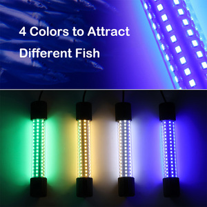 Luz LED de pesca de 12-24V, 15W, 13W, 126 LED, IP67, luz para atraer peces, verde, azul, amarillo, blanco, linterna para recoger peces - Product Image 3