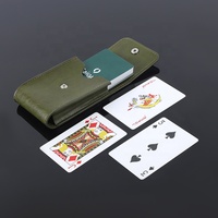 Cartes à jouer en papier personnalisées avec logo, imperméables, écologiques, coins arrondis, publicité de poker avec emballage en boîte en papier pour usage familial