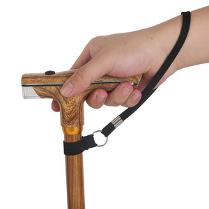 Canne de marche légère en alliage d'aluminium réglable pour personnes âgées avec lumière et alarme pour usage extérieur - Product Image 3